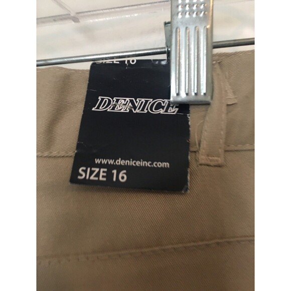 Denice Girls School Uniform/Casual Capri Pants Size 16 Khaki - Picture 11 of 12